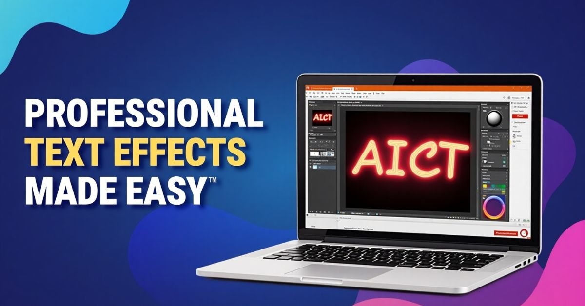 How to Add Professional Text Effects to Images Using Free Tools