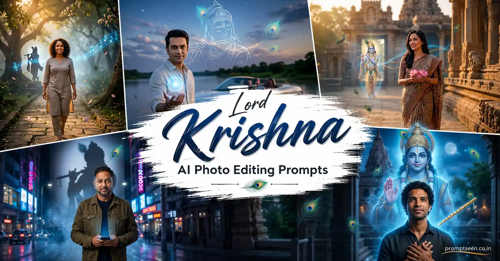 Lord Krishna AI Photo Editing Prompts