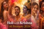 Holi with Krishna AI Photo Editing Prompts for 2026