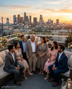 Rooftop Celebration Portrait