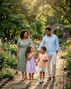 Morning Garden Family Walk