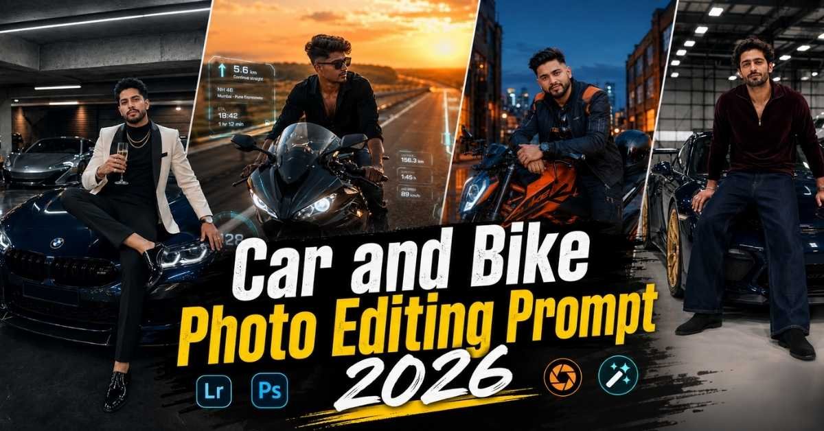Car & Bike Photo Editing prompt