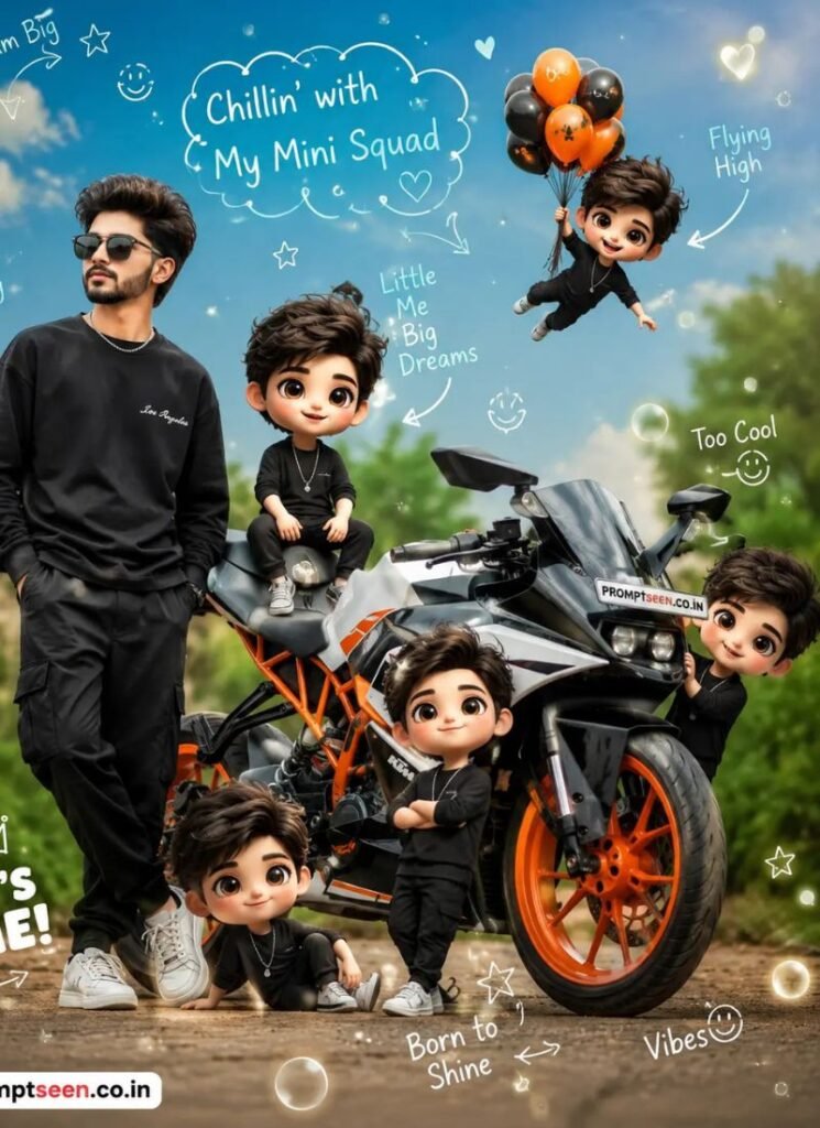 Chibi Cartoon Style AI Photo Editing Prompts 2026