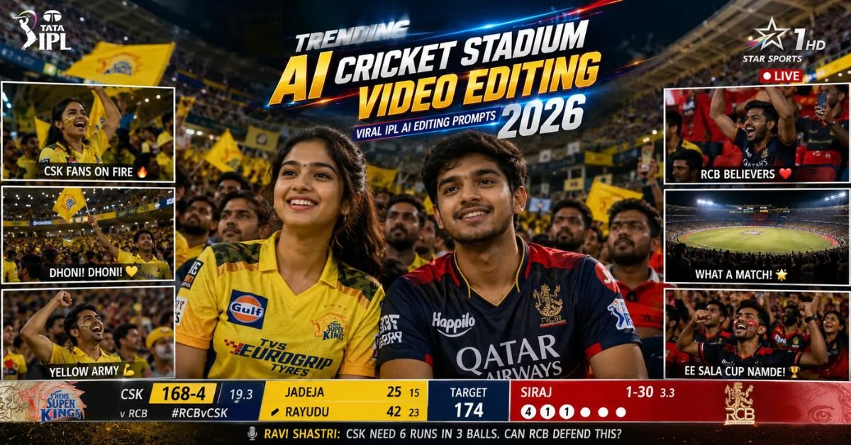 Trending AI Cricket Stadium Video Editing 2026