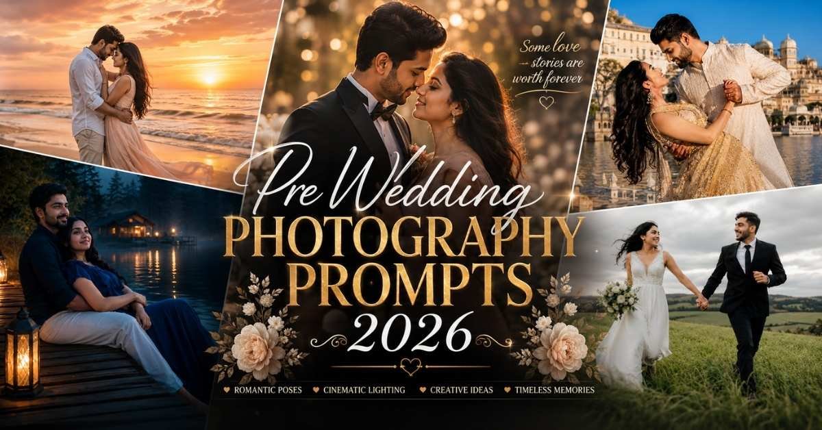 Pre Wedding Photography Prompts
