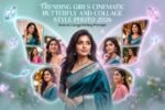 Trending Girls Cinematic Butterfly And Collage Style Photo 2026 | Promptseen
