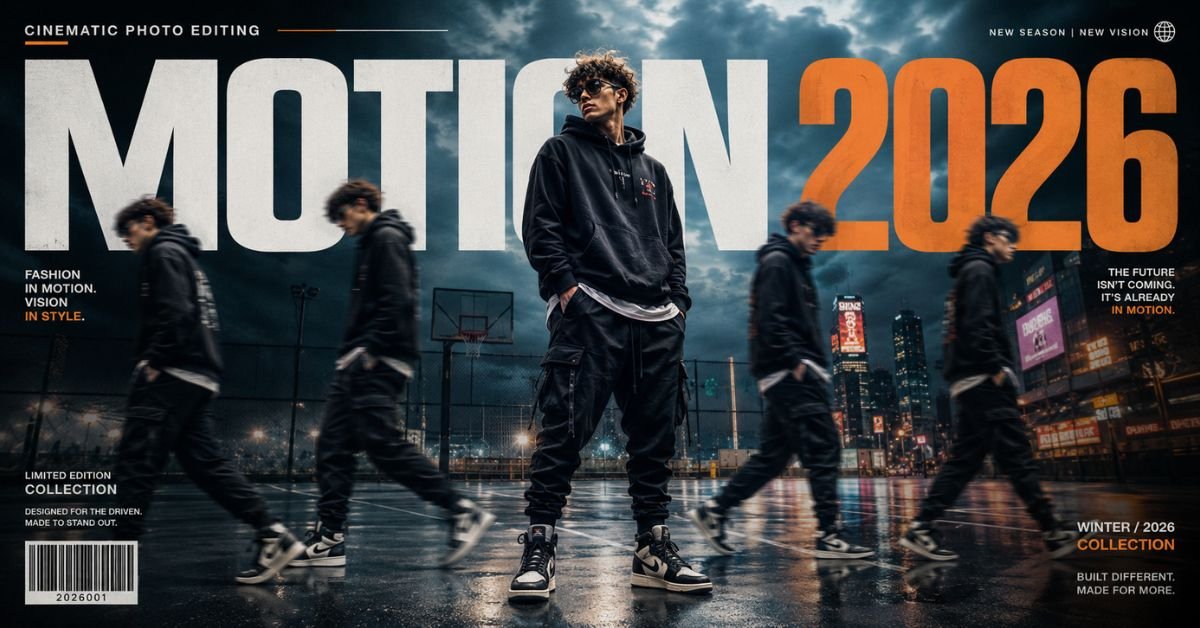 Trending Motion Cinematic Photo Editing Prompt 2026 - Promptseen