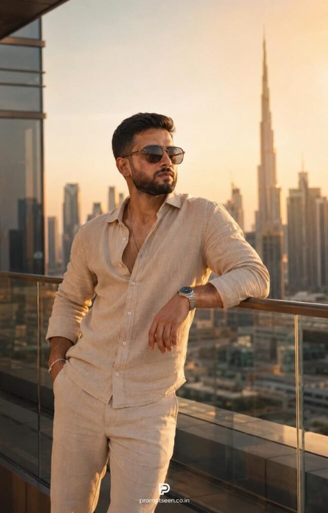 Luxury Rooftop Fashion Editorial