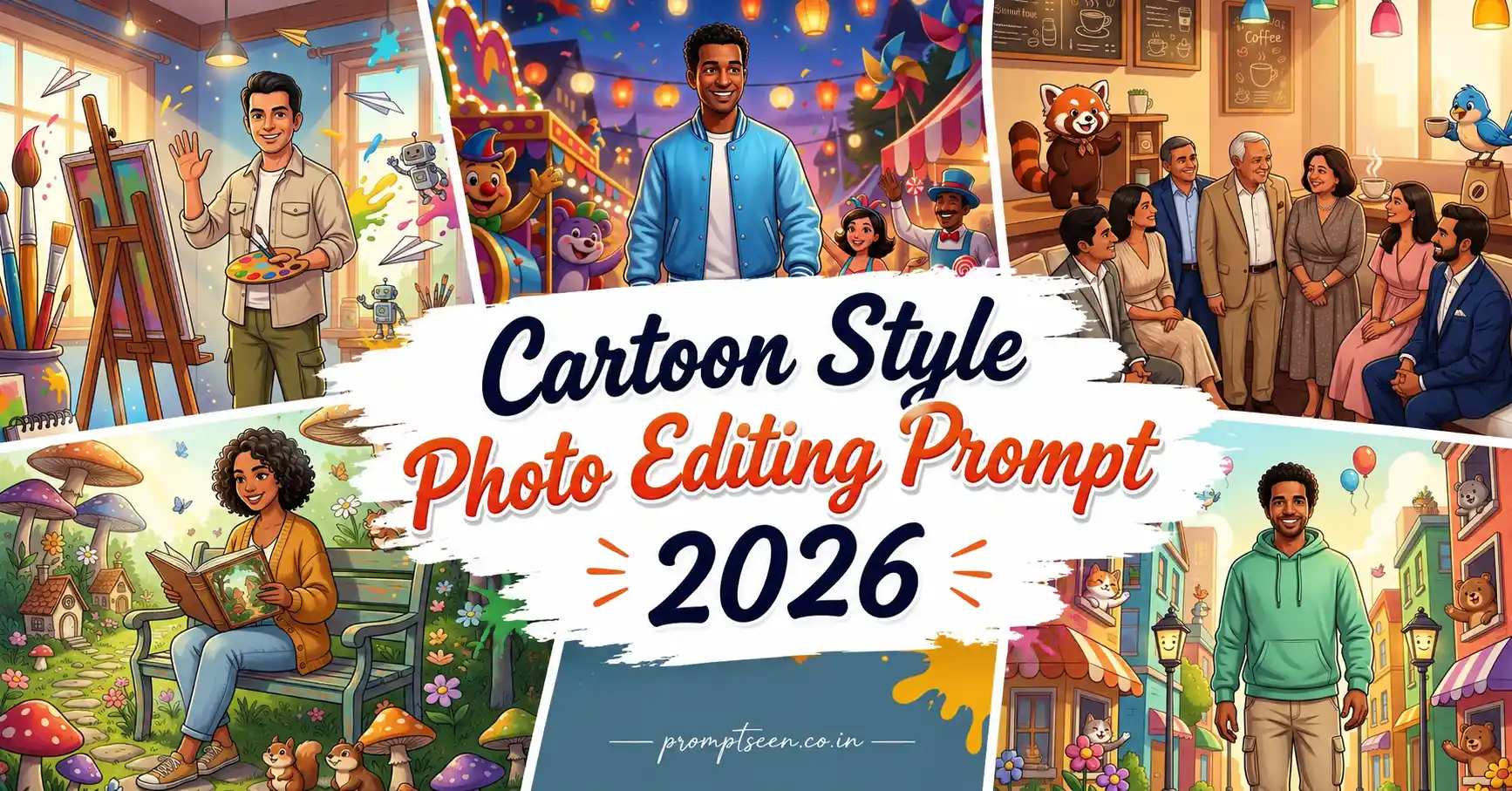 Cartoon Style Photo Editing Prompt