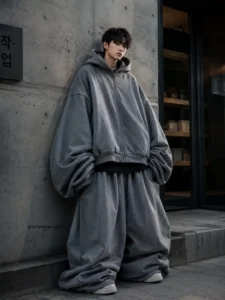 Giant Baggy Fashion Photoshoot
