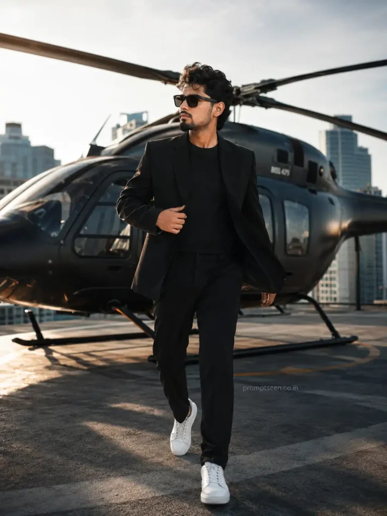 Luxury City Helipad Walk