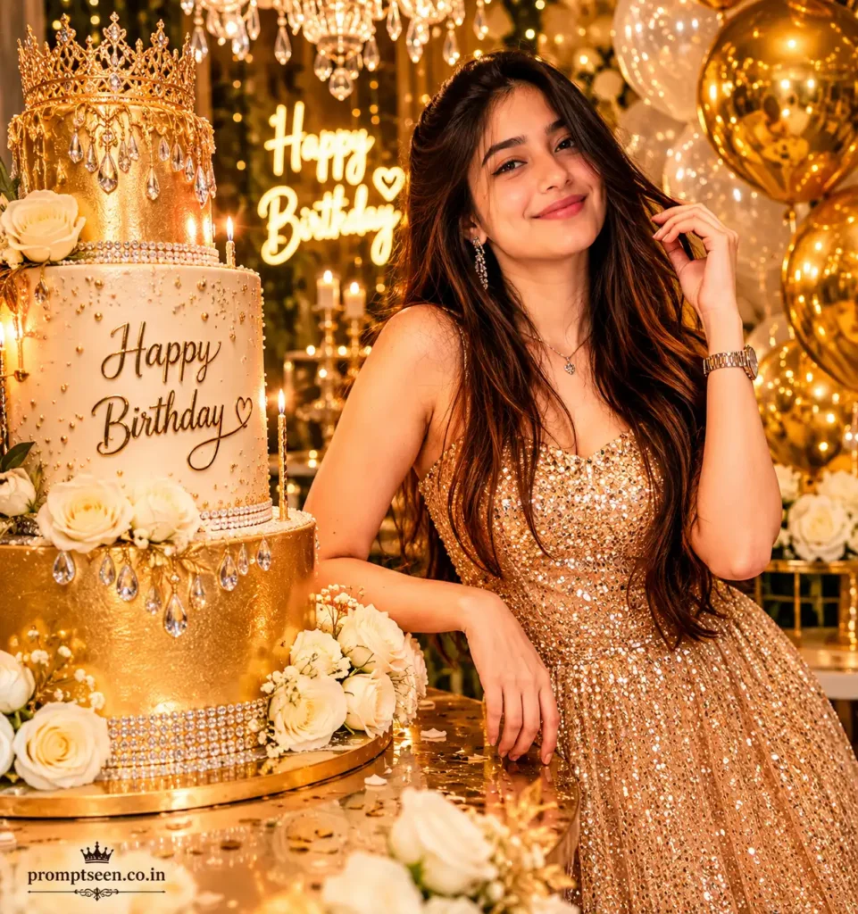 Golden Luxury Birthday Celebration