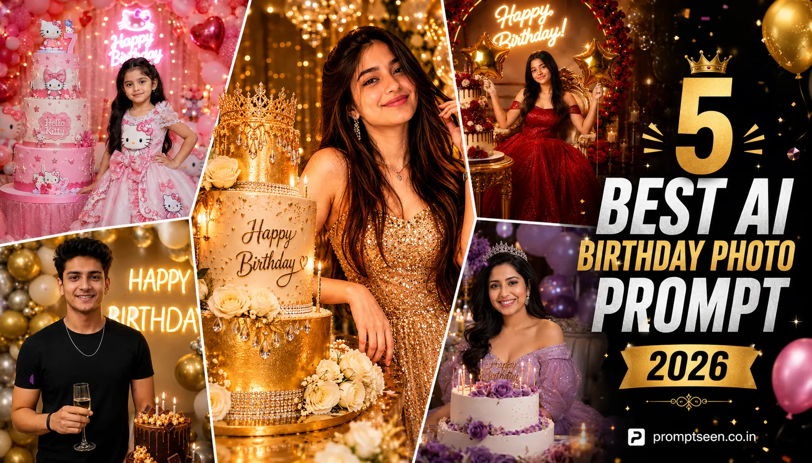 5 Best AI Birthday Photo Prompt