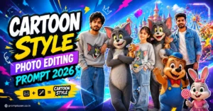 Cartoon Style Photo Editing Prompt
