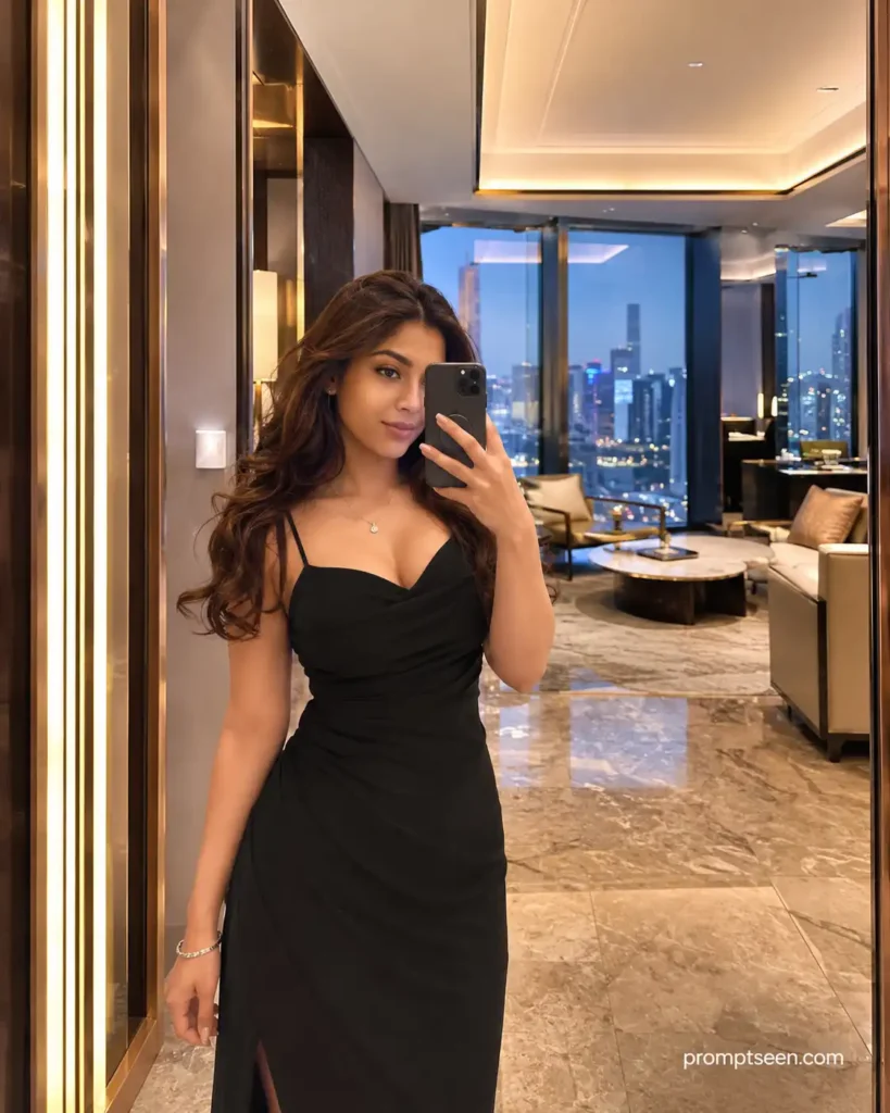 Luxury Hotel Mirror Selfie