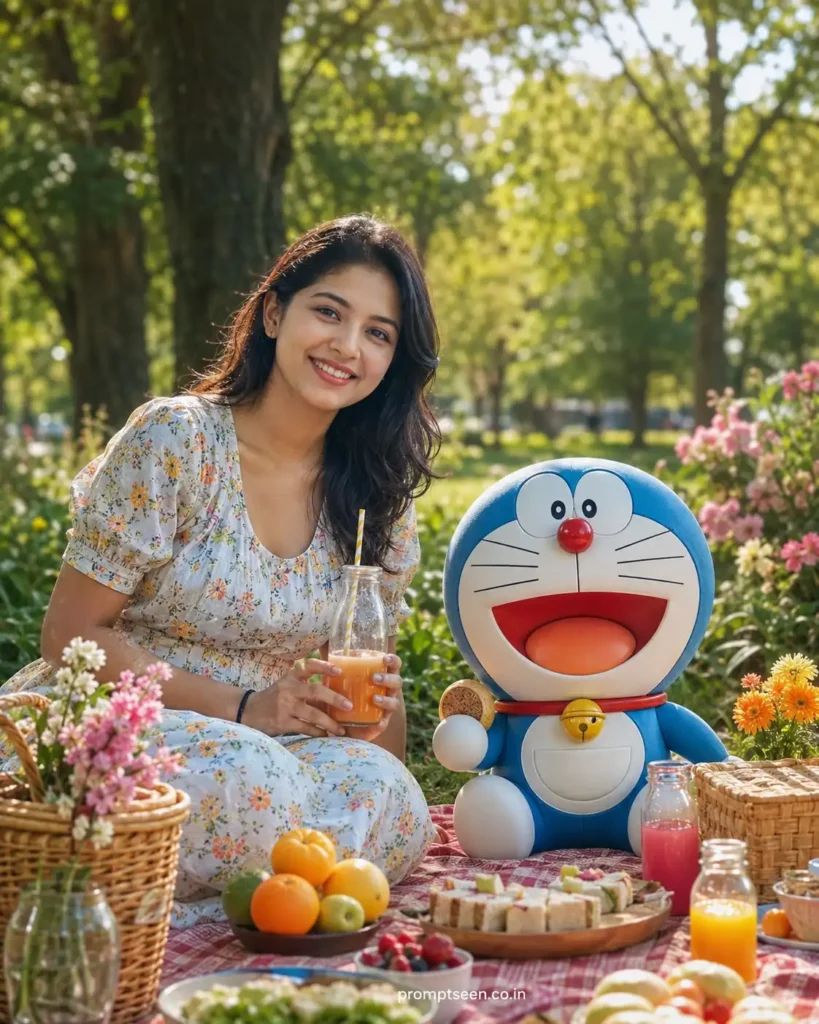 Family Picnic With Doraemon