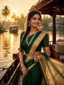 Kerala Backwater Luxury Houseboat Portrait