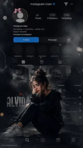 Cinematic Instagram User Black & White Template Edit