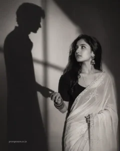 Emotional Shadow Holding Hand Portrait (Girl Version)