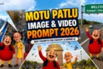 Motu Patlu Image & Video Prompt
